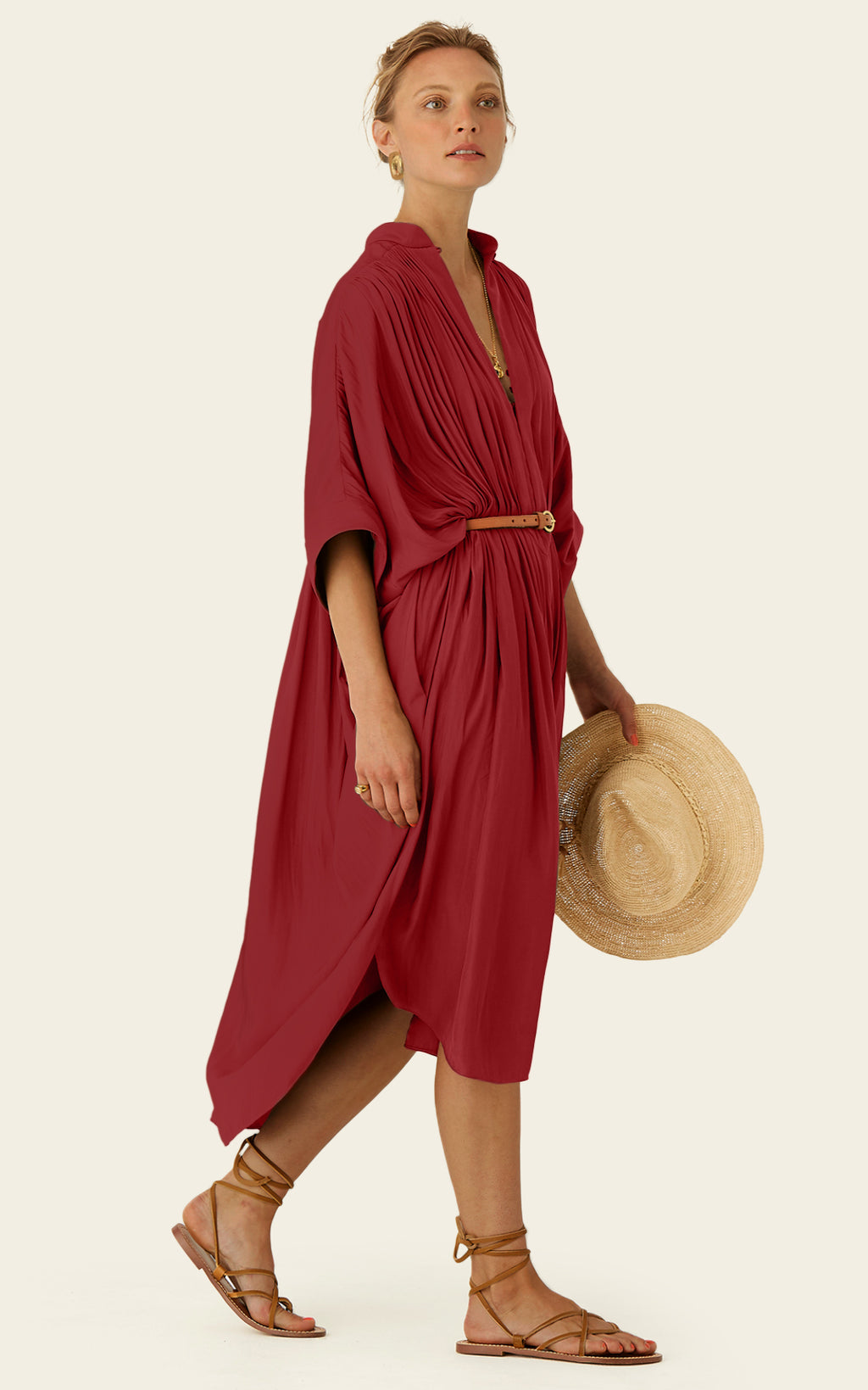 The Original Multiwear Dress - Cacao Rouge, Midi