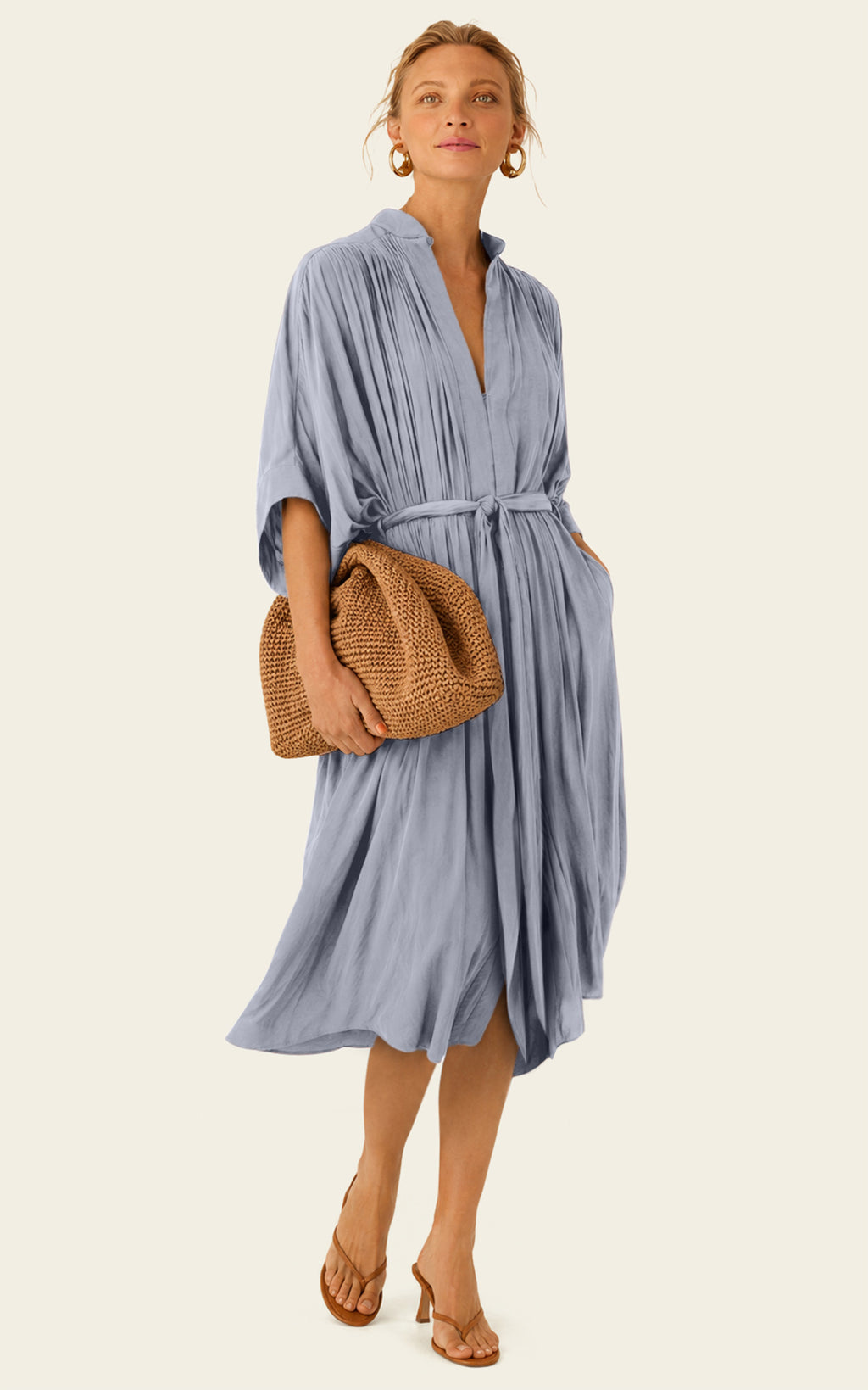 The Multiwear Shirt Dress - Bleu de Lune, Petite
