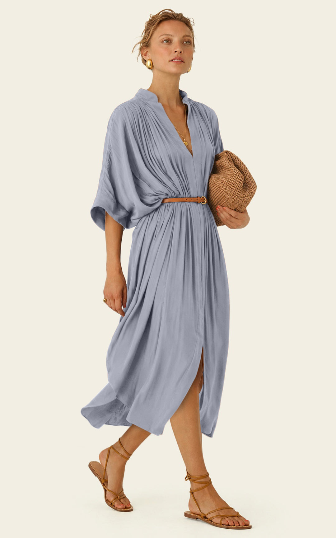 The Multiwear Shirt Dress - Bleu de Lune, Grande