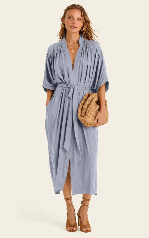 The Multiwear Shirt Dress - Bleu de Lune, Grande