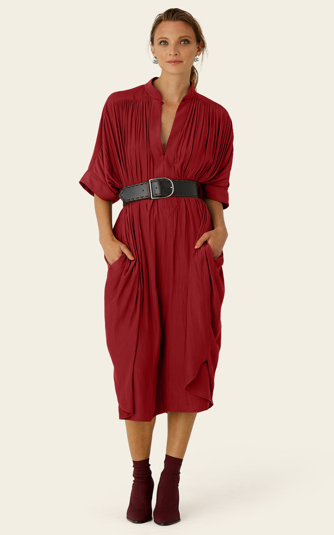 The Original Multiwear Dress - Cacao Rouge, Midi
