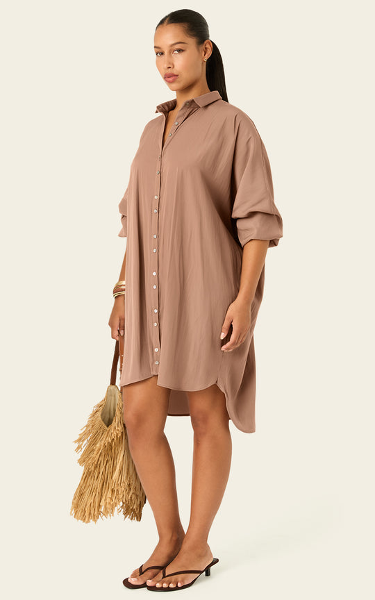 The Luxe Draper Shirt - Chai Chameau