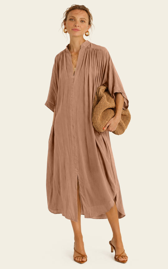 The Multiwear Shirt Dress - Chai Chameau, Grande