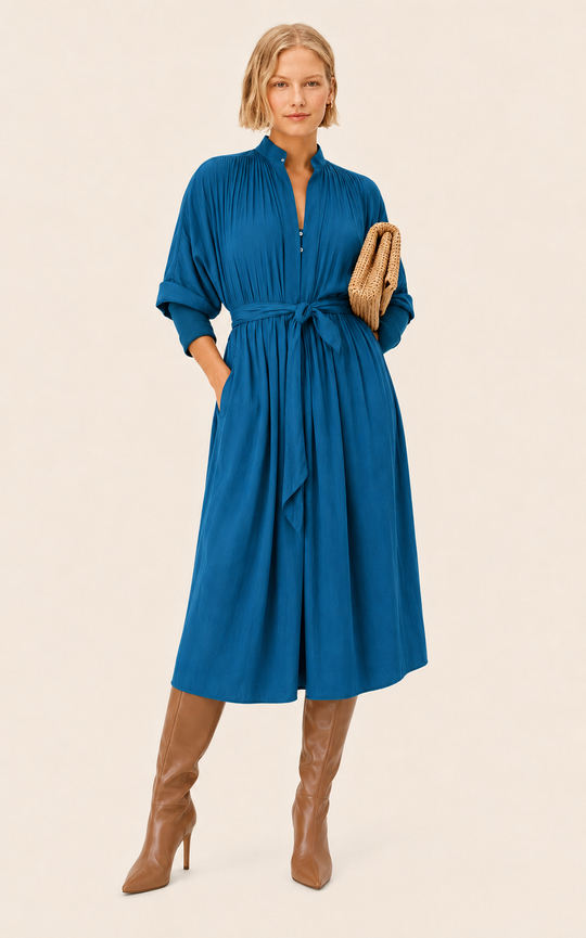 The Multiwear Shirt Dress - Oceania, Midi